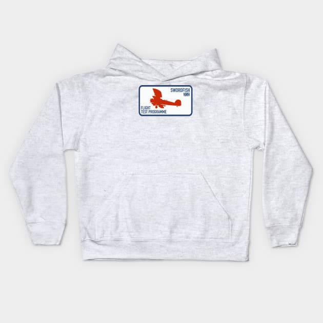 WW2 Fairey Swordfish Kids Hoodie by Tailgunnerstudios